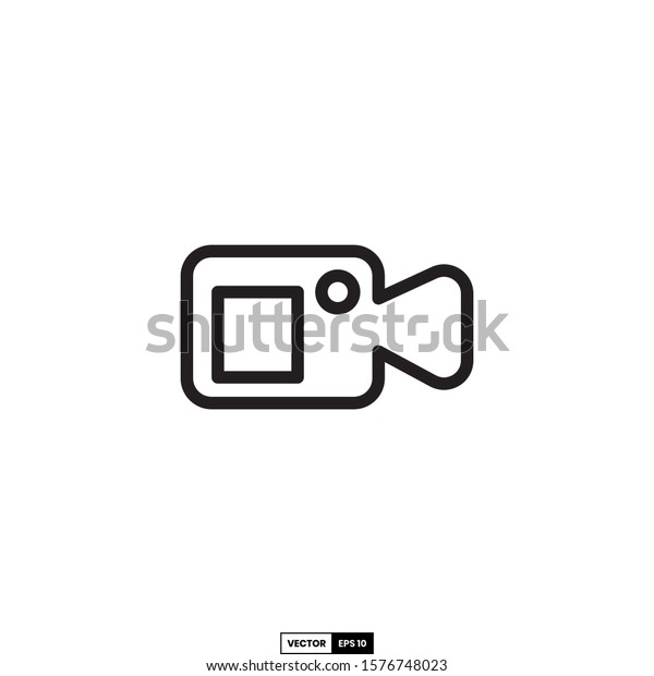 Video camera icon, design inspiration vector\
template for interface and any\
purpose