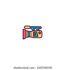 Video Camera icon design. Video icon vector illustration