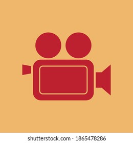 Video camera icon design. vector illustration