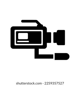 Icono de cámara de vídeo en estilo Dualtone