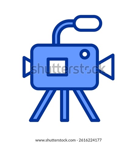 Video Camera Icon Element For Design