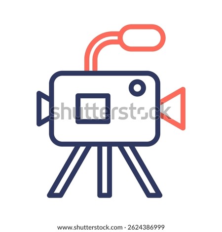 Video Camera Icon Element For Design