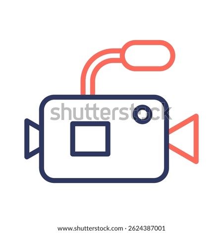 Video Camera Icon Element For Design