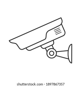 Video camera icon. An empty polygon. Simple vector illustration for websites, apps and theme design. Flat style.