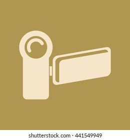  Video Camera Icon. Eps-10.