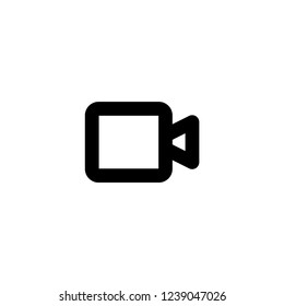 Video camera icon. Film and movie sign