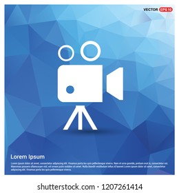 Video camera icon - Free vector icon