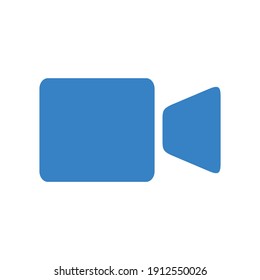 Video camera  icon for graphic design projects