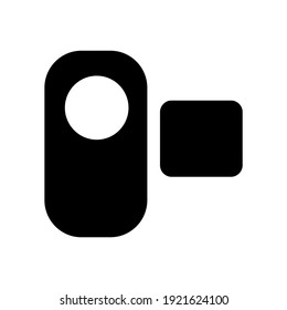 Icono de cámara de vídeo para proyectos de diseño gráfico