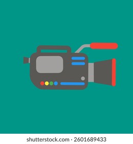 Video camera icon illustrated in vektor