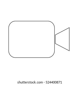 video camera icon illustration design