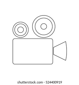 video camera icon illustration design