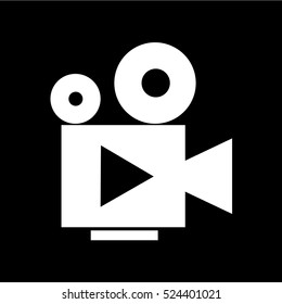 video camera icon illustration design