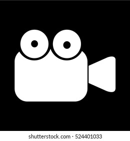 video camera icon illustration design