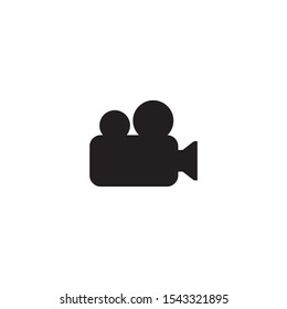 video camera icon illustration- vector