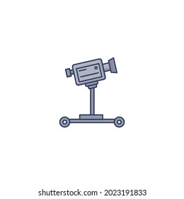 video camera Icon Isolated On White Background