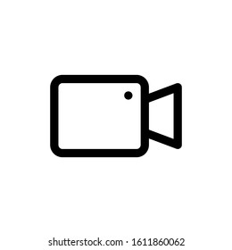 Video Camera Icon Line Vector. User Interface Icon. Ui Icons.