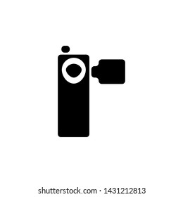 Video camera icon. Live vide vector. No photo sign