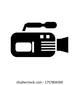 video camera  icon or logo isolated sign symbol vector illustration - high quality black style vector icons