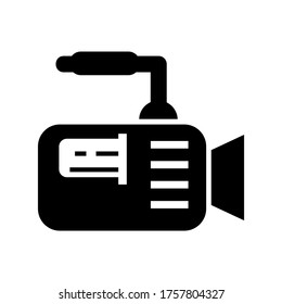 video camera  icon or logo isolated sign symbol vector illustration - high quality black style vector icons