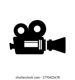 video camera icon or logo isolated sign symbol vector illustration - high quality black style vector icons
