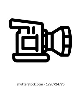 video camera icon or logo isolated sign symbol vector illustration - high quality black style vector icons
