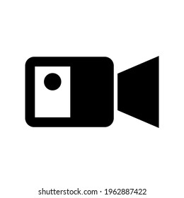 video camera icon or logo isolated sign symbol vector illustration - high quality black style vector icons
