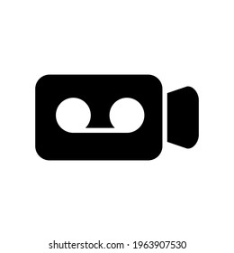 video camera icon or logo isolated sign symbol vector illustration - high quality black style vector icons
