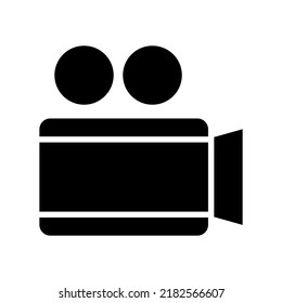 video camera icon or logo isolated sign symbol vector illustration - high quality black style vector icons
