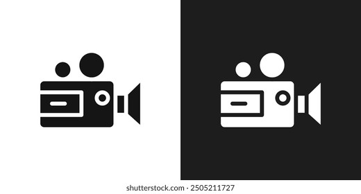 Videokamera-Symbol, Logo, Vektor
