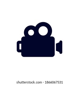 Video Camera icon logo vector template, Creative Movie logo concept, Icon symbol, Illustration