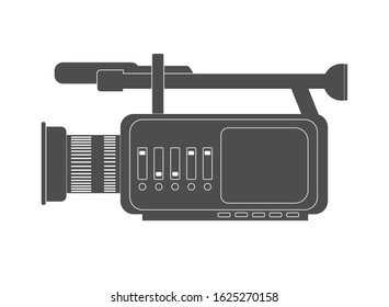 Video Camera icon. Video maker and recorder. Vector illustration.