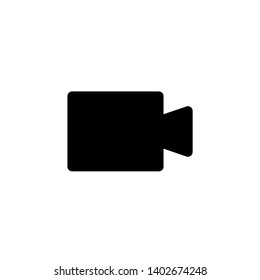 Video camera icon, Movie, film, picture sign isolated on white background .