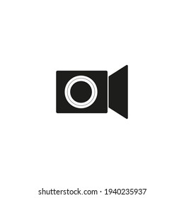 Video camera icon on white backround vector Eps 10