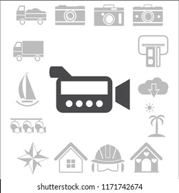 video camera icon. One of set web icons