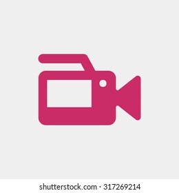 video camera  icon. One of set web icons