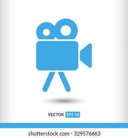 video camera  icon. One of set web icons
