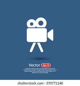 video camera  icon. One of set web icons