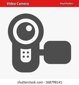 Video Camera Icon. Professional, pixel perfect icons optimized for both large and small resolutions. EPS 8 format.