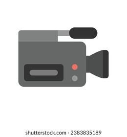 Video Camera  icon set. instrument Symbol, logo . Vector Illustration flat icon.