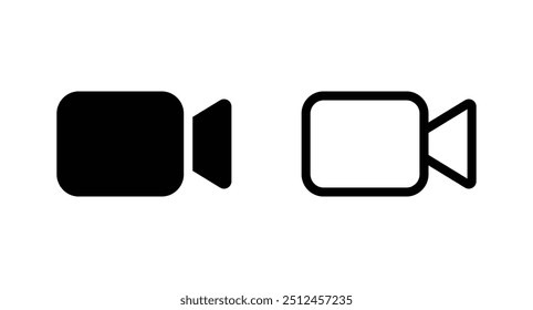 video camera icon. video sign vector icon