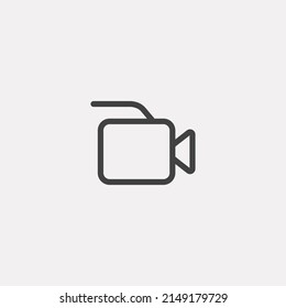 Symbol für Videokameras, Vektorsymbol, Symbol, Logo-Illustration für Web und Mobile