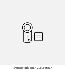Video camera icon sign vector,Symbol, logo illustration for web and mobile