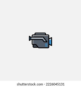 Video camera icon sign vector,Symbol, logo illustration for web and mobile