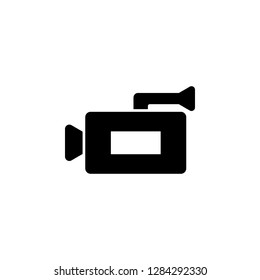 video camera icon. Simple glyph vector of universal set icons for UI and UX, website or mobile application