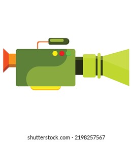 Video camera icon. Subtable to place on cinematography, photography, etc.
