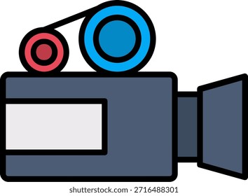 Video-Kamera-Symbol Symbol Kunstzeichen
