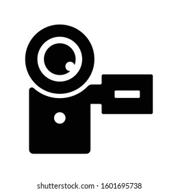 Video camera icon, symbol for your web site , logo, app, UI design