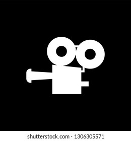 Video camera icon vector