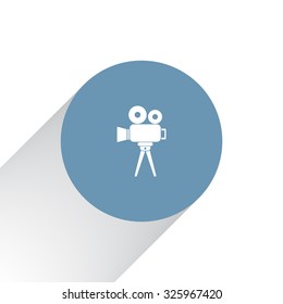 Video camera icon vector